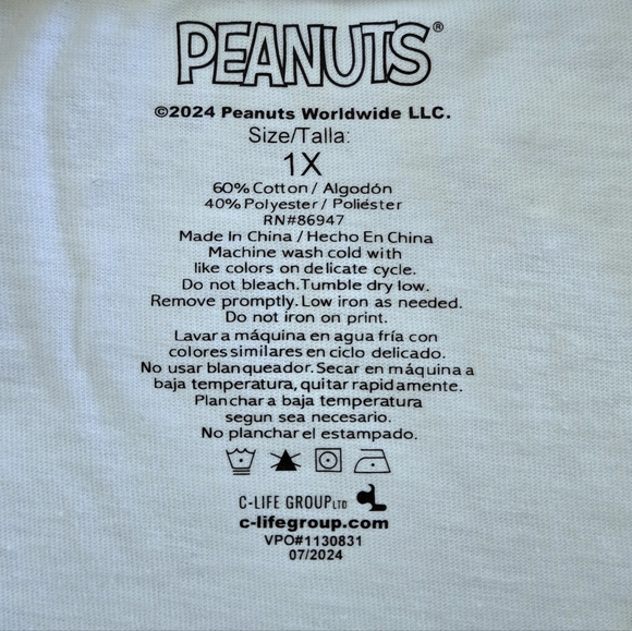 C-Life Group Ltd. Peanuts🥜 Gang Graphic Tee👕 - NWT - Picture 5 of 11